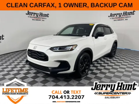 White 2024 Honda HR-V Sport for sale in Salisbury, NC