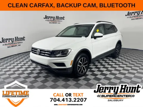 White 2021 Volkswagen Tiguan 2.0T SE for sale in Salisbury, NC