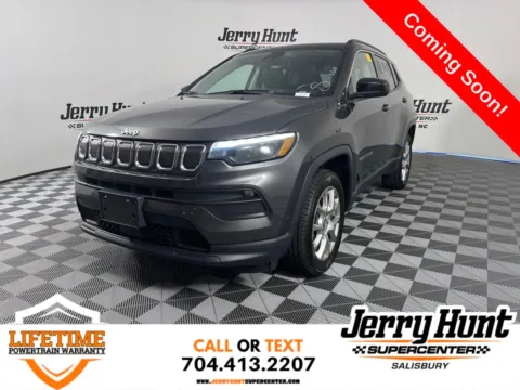 Gray 2022 Jeep Compass Latitude Lux for sale in Salisbury, NC