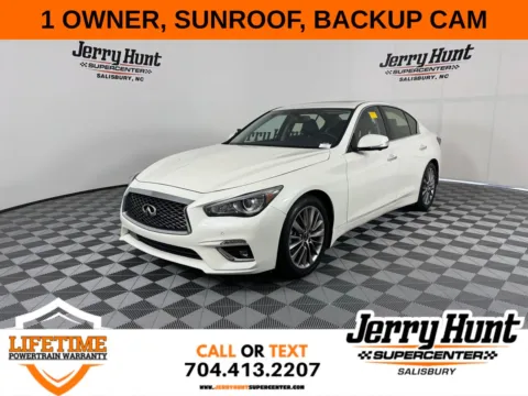 White 2024 INFINITI Q50 LUXE for sale in Salisbury, NC