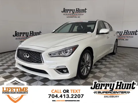 White 2024 INFINITI Q50 LUXE for sale in Salisbury, NC