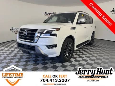 White 2021 Nissan Armada Platinum for sale in Salisbury, NC