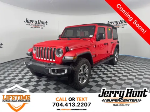 Red 2021 Jeep Wrangler Unlimited Sahara for sale in Salisbury, NC