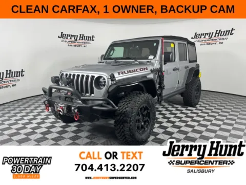 Silver 2018 Jeep Wrangler Unlimited Rubicon for sale in Salisbury, NC