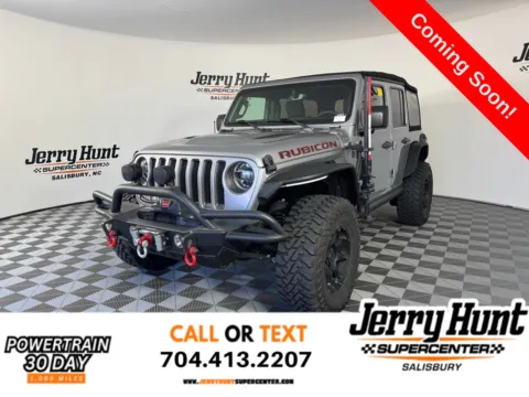 Silver 2018 Jeep Wrangler Unlimited Rubicon for sale in Salisbury, NC