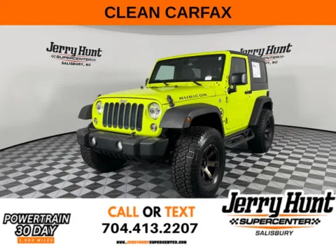 Green 2016 Jeep Wrangler Rubicon for sale in Salisbury, NC