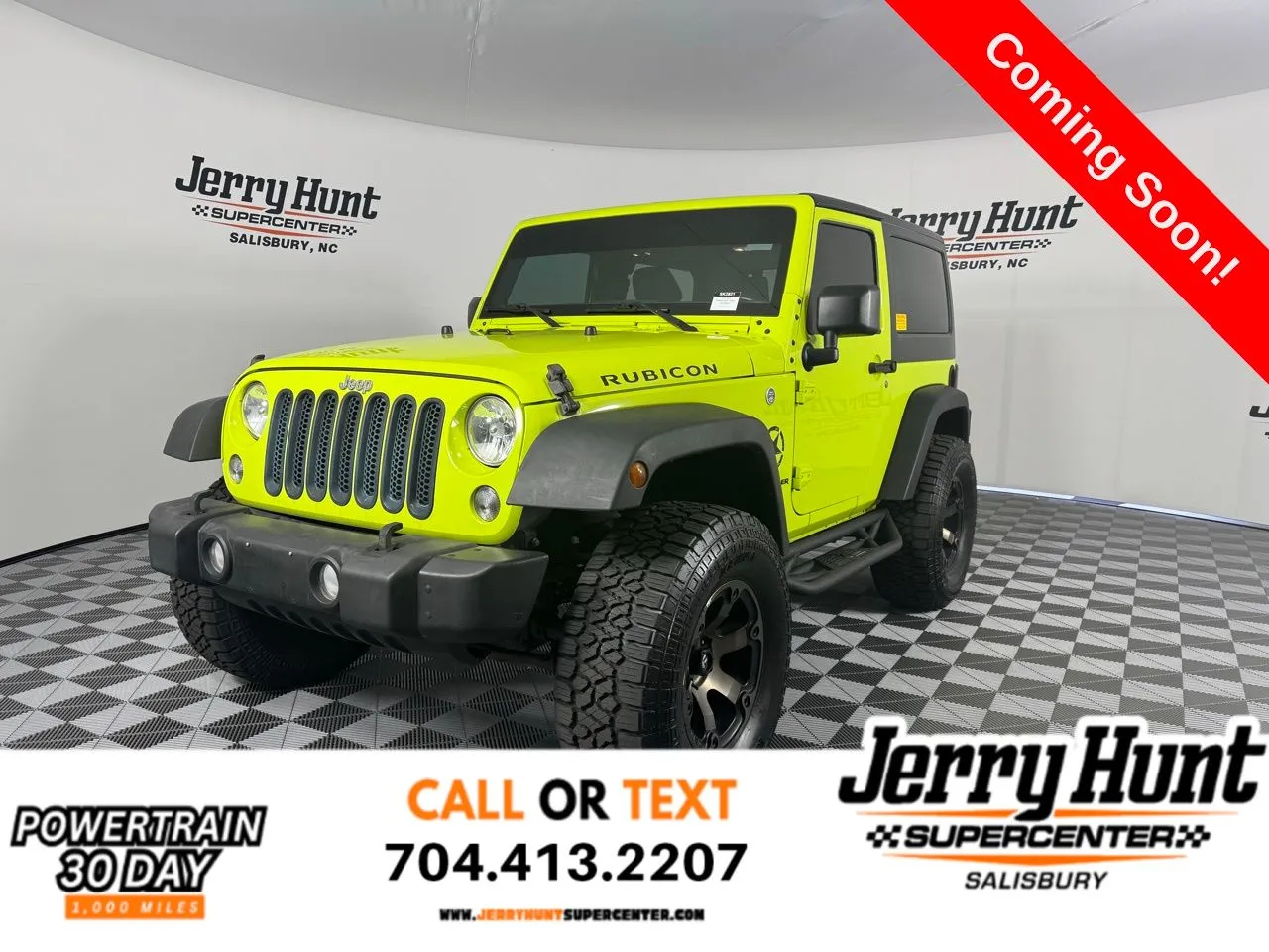 Green 2016 Jeep Wrangler Rubicon for sale in Salisbury, NC