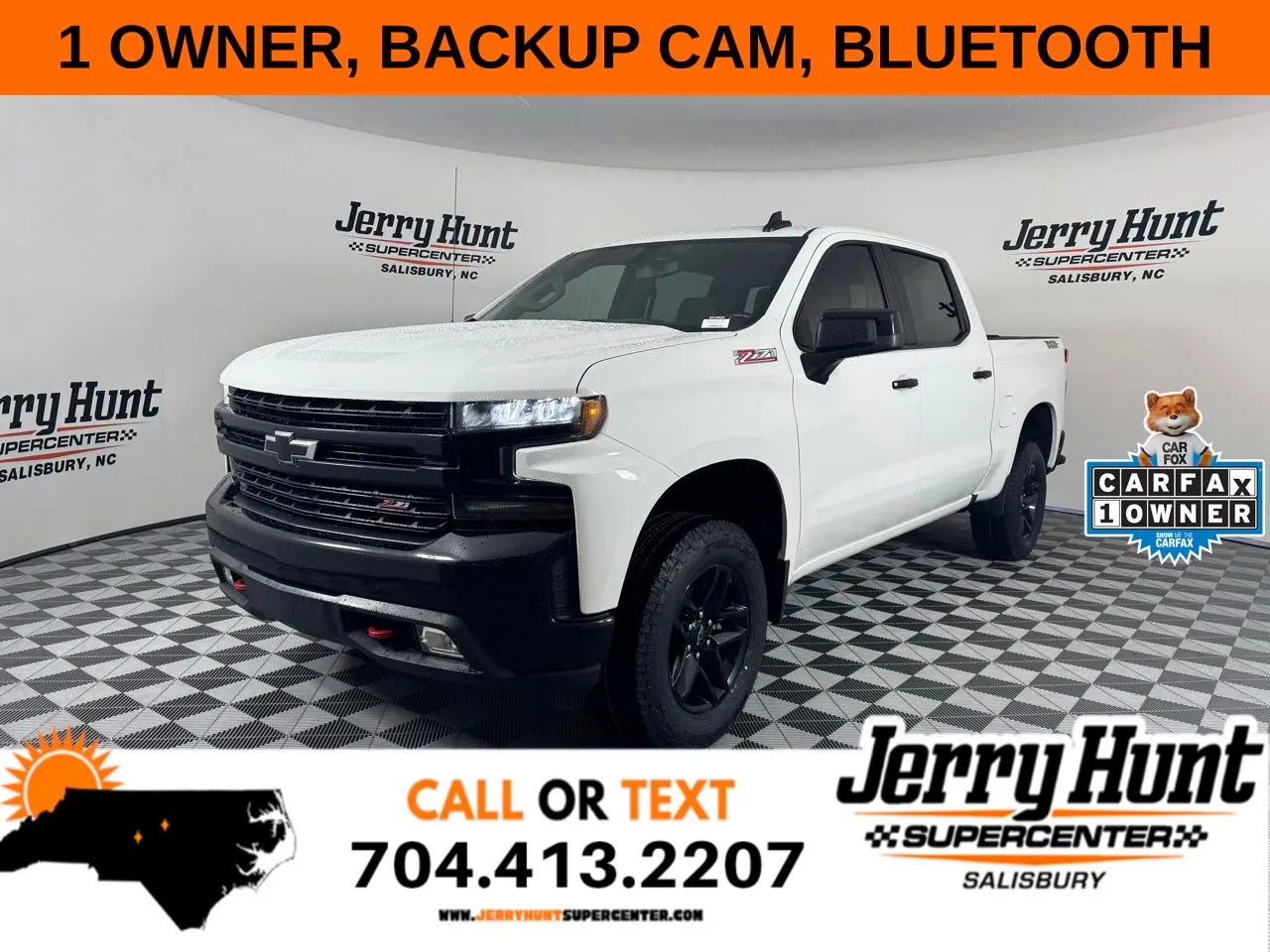 White 2021 Chevrolet Silverado 1500 LT Trail Boss for sale in Salisbury, NC