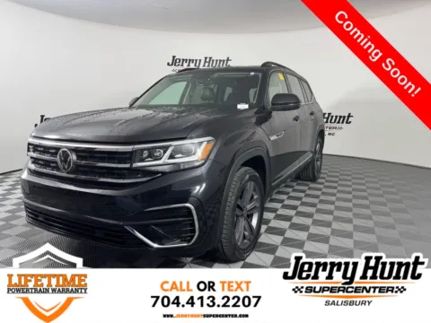 Black 2021 Volkswagen Atlas 3.6L V6 SE w/Technology R-Line for sale in Salisbury, NC