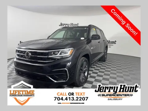 Black 2021 Volkswagen Atlas 3.6L V6 SE w/Technology R-Line for sale in Salisbury, NC