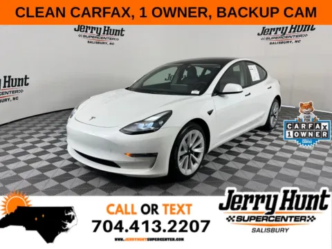 White 2022 Tesla Model 3 Long Range for sale in Salisbury, NC