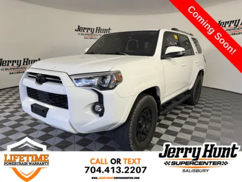 White 2022 Toyota 4Runner SR5 Premium for sale in Salisbury, NC