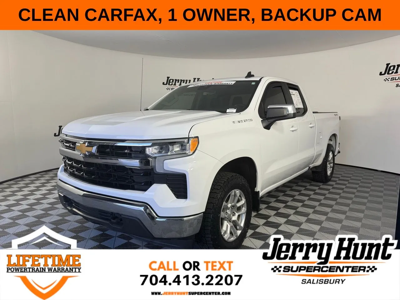 White 2023 Chevrolet Silverado 1500 LT for sale in Salisbury, NC