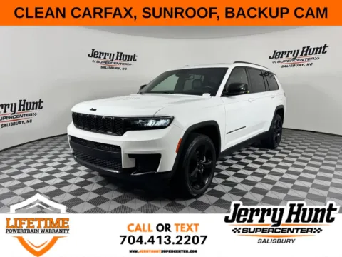 White 2021 Jeep Grand Cherokee L Altitude for sale in Salisbury, NC