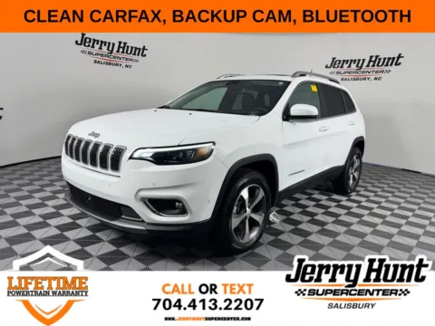 White 2021 Jeep Cherokee Limited for sale in Salisbury, NC