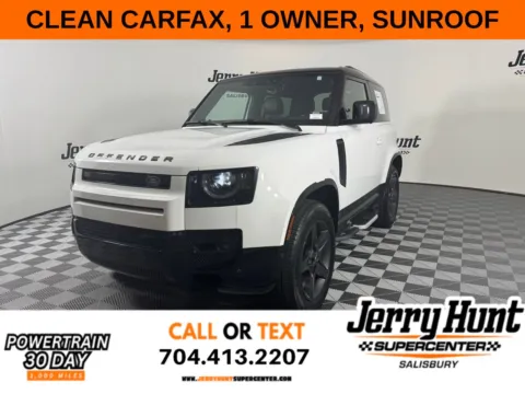 White 2023 Land Rover Defender 90 X-Dynamic SE for sale in Salisbury, NC