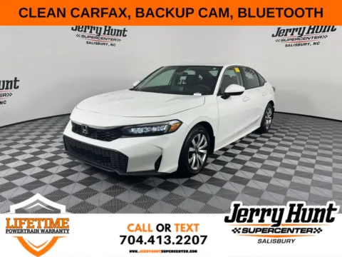 White 2025 Honda Civic LX for sale in Salisbury, NC