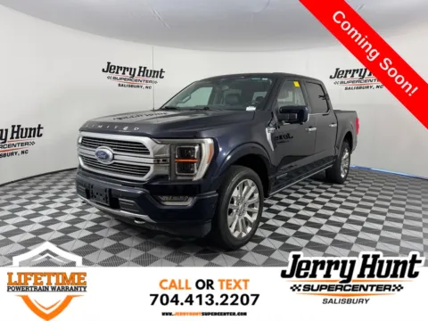 Blue 2021 Ford F-150 Limited for sale in Salisbury, NC