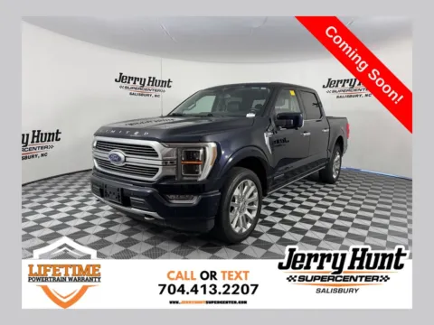 Blue 2021 Ford F-150 Limited for sale in Salisbury, NC