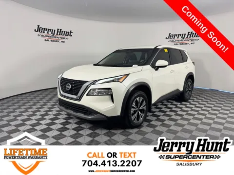 White 2023 Nissan Rogue SV for sale in Salisbury, NC