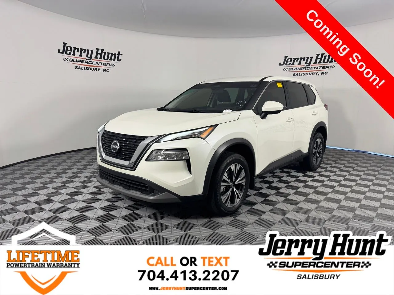 White 2023 Nissan Rogue SV for sale in Salisbury, NC