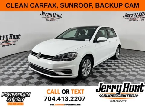 White 2018 Volkswagen Golf TSI S 4-Door for sale in Salisbury, NC