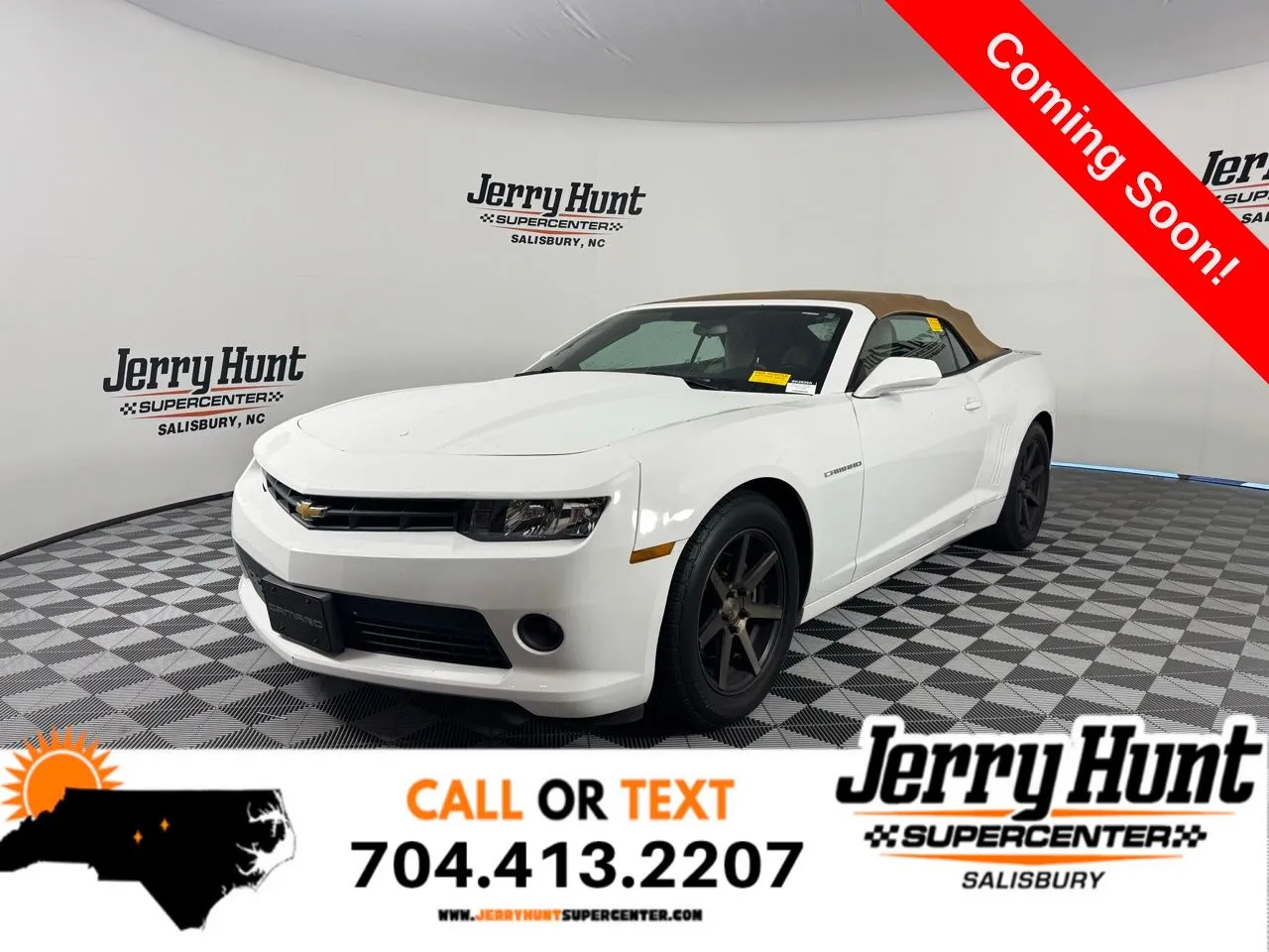 White 2015 Chevrolet Camaro 1LT for sale in Salisbury, NC