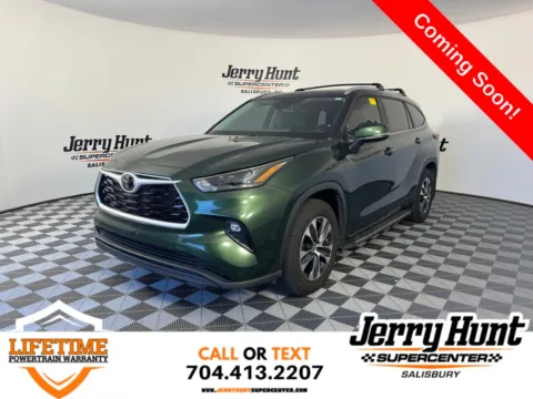 Green 2023 Toyota Highlander XLE for sale in Salisbury, NC