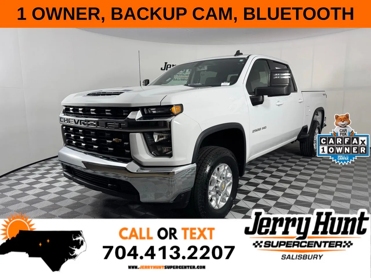 White 2021 Chevrolet Silverado 2500HD LT for sale in Salisbury, NC