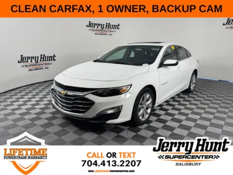 White 2024 Chevrolet Malibu LT for sale in Salisbury, NC