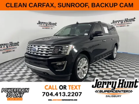 Black 2019 Ford Expedition Max Limited for sale in Salisbury, NC
