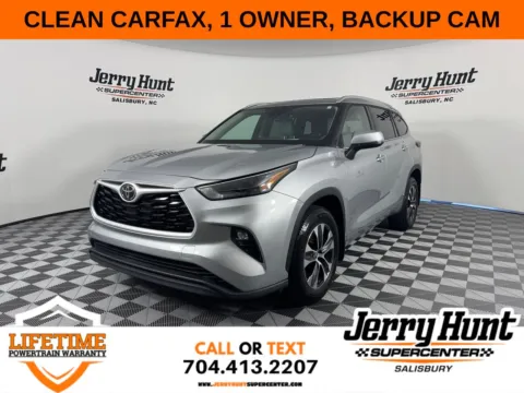 Silver 2022 Toyota Highlander XLE for sale in Salisbury, NC