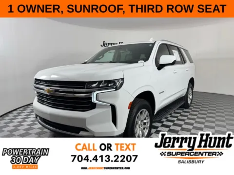 White 2021 Chevrolet Tahoe LT for sale in Salisbury, NC