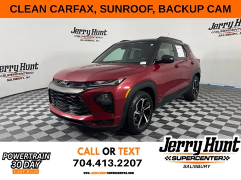 Red 2021 Chevrolet TrailBlazer RS for sale in Salisbury, NC