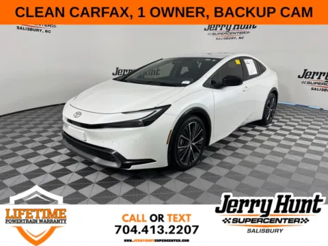 White 2023 Toyota Prius XLE for sale in Salisbury, NC