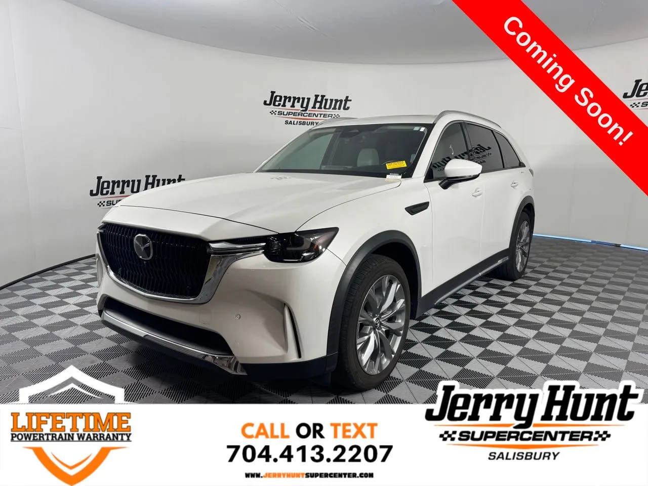 White 2024 Mazda CX-90 3.3 Turbo Premium Plus for sale in Salisbury, NC
