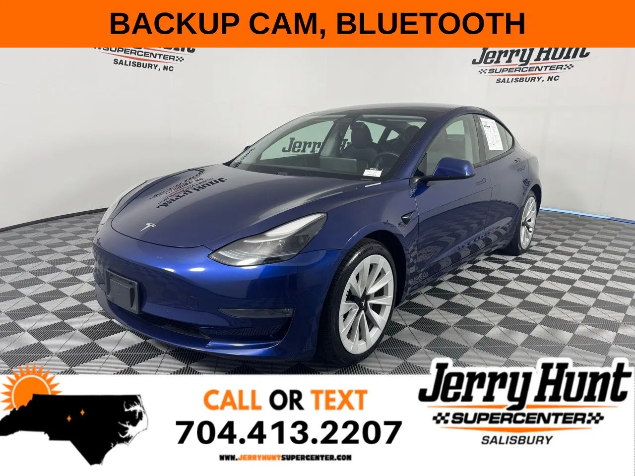 Blue 2021 Tesla Model 3 Long Range for sale in Salisbury, NC