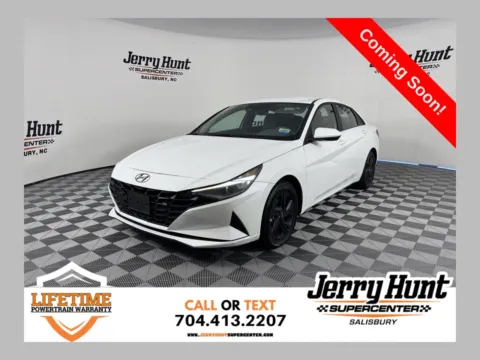 White 2021 Hyundai Elantra SEL for sale in Salisbury, NC