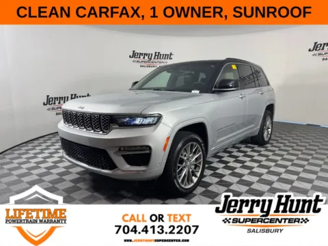 Silver 2025 Jeep Grand Cherokee Summit for sale in Salisbury, NC