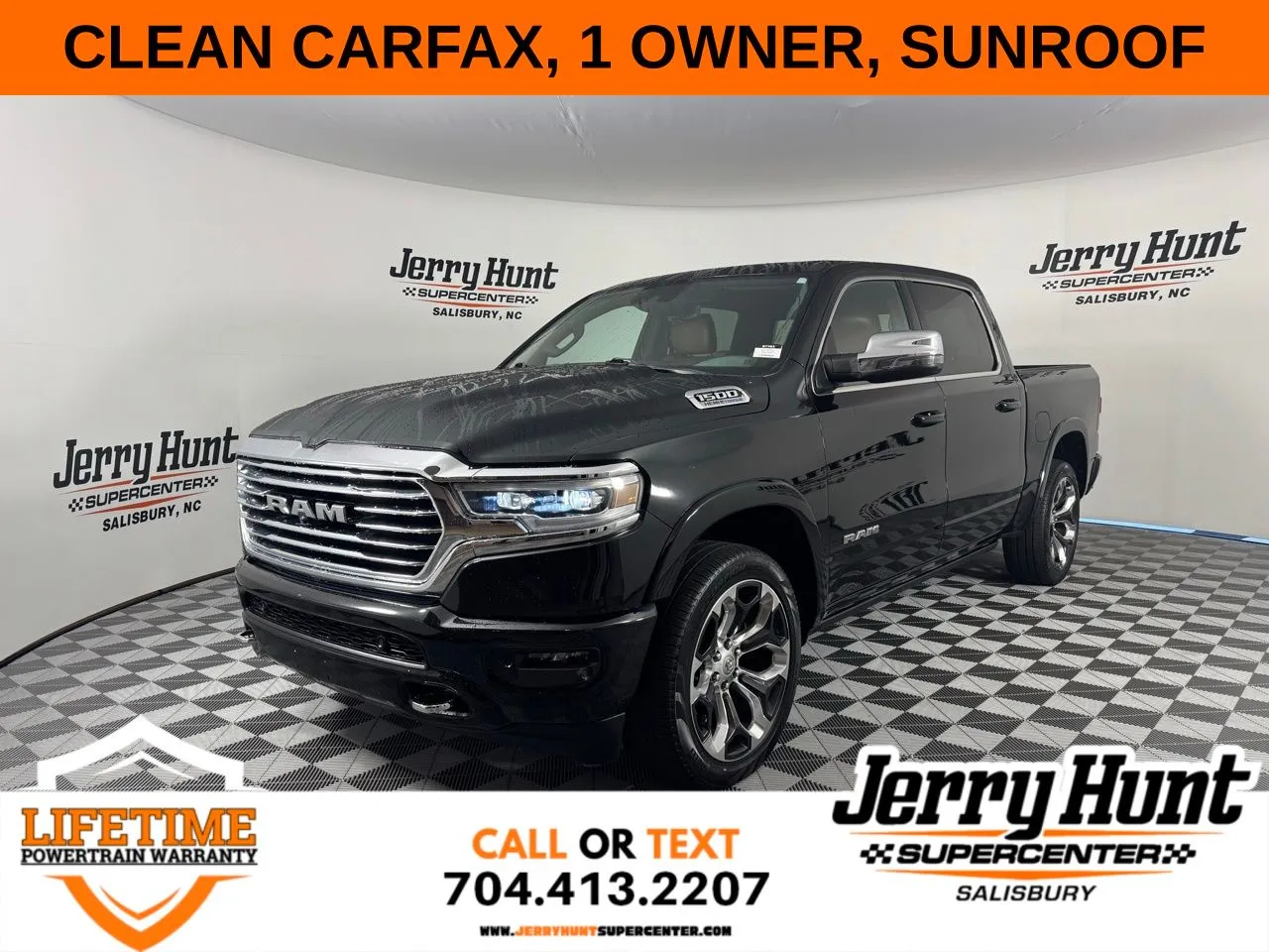 Black 2023 Ram 1500 Laramie Longhorn for sale in Salisbury, NC