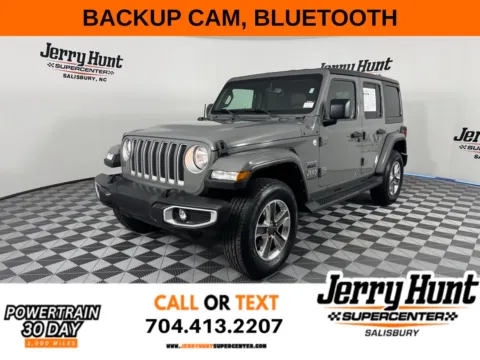 Gray 2022 Jeep Wrangler Unlimited Sahara for sale in Salisbury, NC