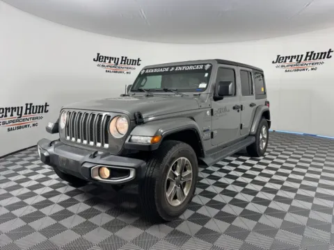 Gray 2022 Jeep Wrangler Unlimited Sahara for sale in Salisbury, NC
