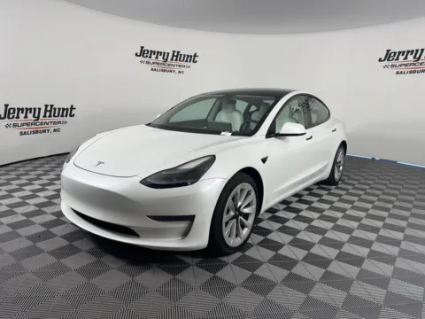 White 2021 Tesla Model 3 Standard Range Plus for sale in Salisbury, NC