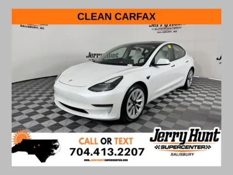 White 2021 Tesla Model 3 Standard Range Plus for sale in Salisbury, NC