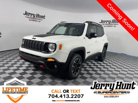 White 2023 Jeep Renegade Trailhawk for sale in Salisbury, NC