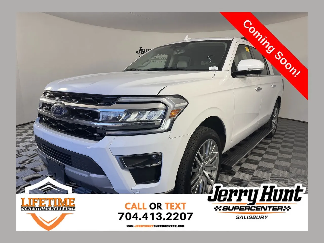 White 2024 Ford Expedition Max Limited for sale in Salisbury, NC