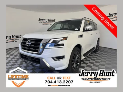 White 2024 Nissan Armada Platinum for sale in Salisbury, NC