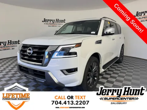 White 2024 Nissan Armada Platinum for sale in Salisbury, NC
