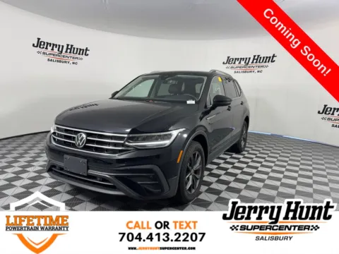Black 2022 Volkswagen Tiguan 2.0T SE for sale in Salisbury, NC