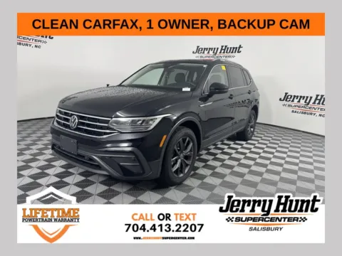 Black 2022 Volkswagen Tiguan 2.0T SE for sale in Salisbury, NC